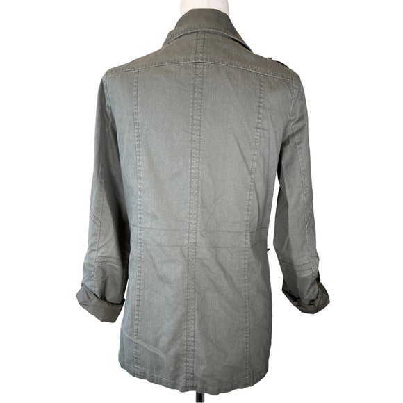 Hive & Honey Green Military Styled Anorak Jacket//S//Waist String Missing - Picture 5 of 9